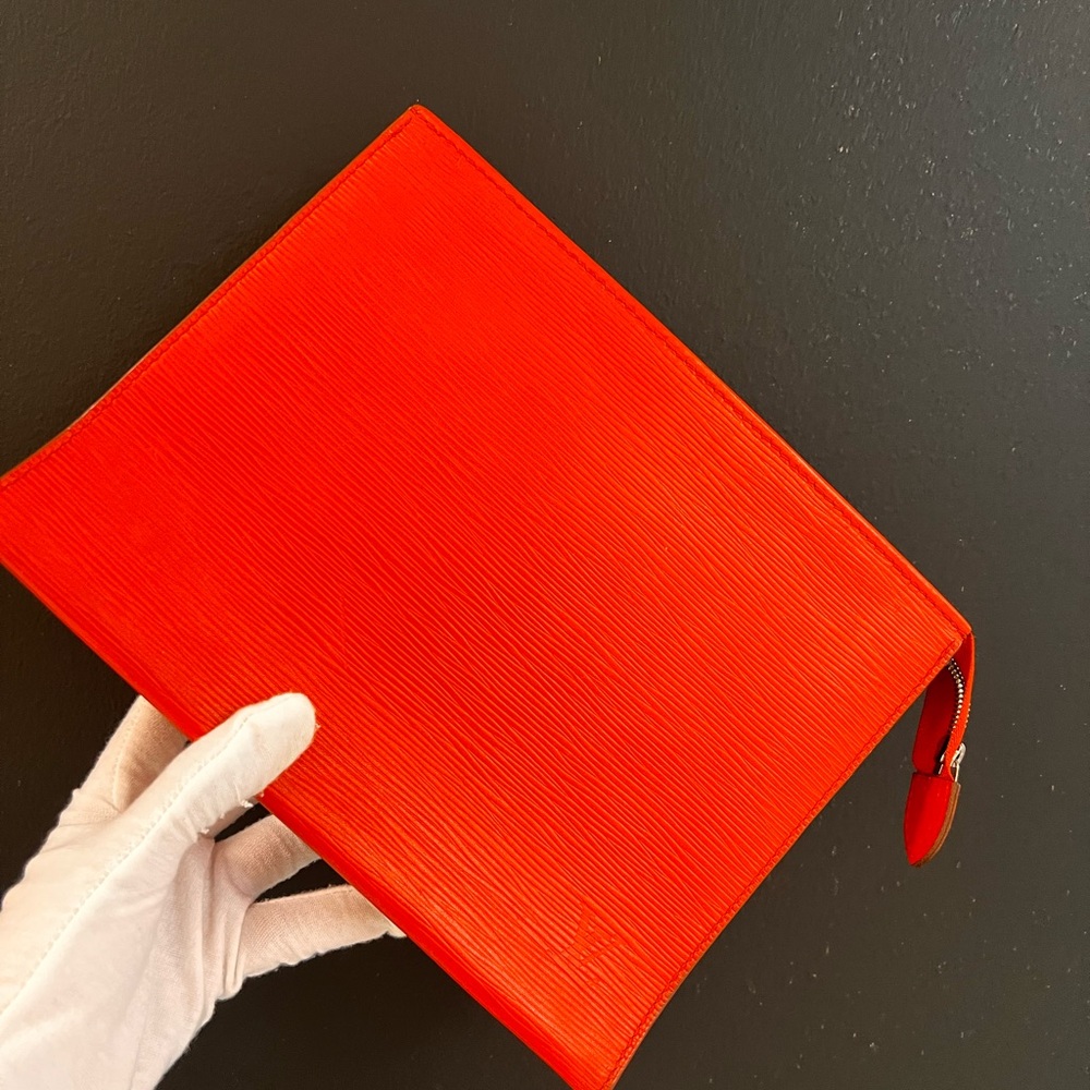 Louis Vuitton Piment Epi Leather Toiletry Pouch
